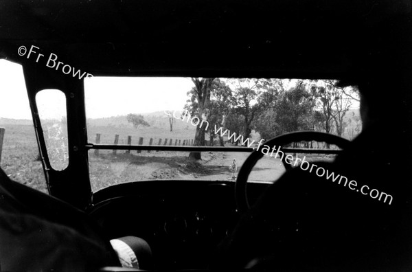 ON OUTBACK ROADS THROUGH THE WINDSCEEN- A PADDOCK ROAD